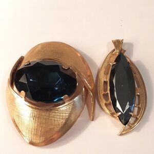 Gold Plate Vintage Beautiful Pendants